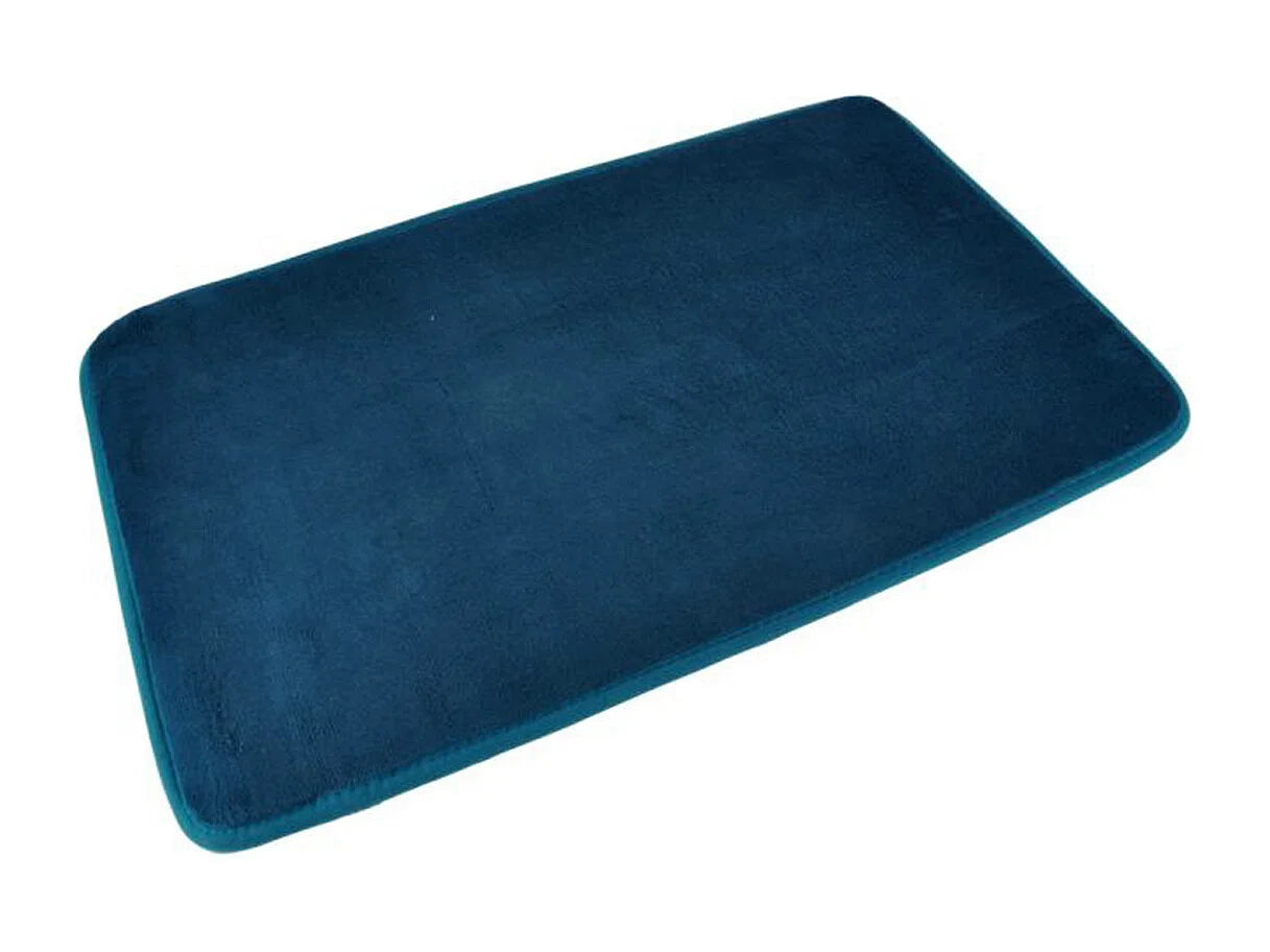 Tapis de Bain Microfibre "Vitamine II" 45x75cm Bleu Émeraude