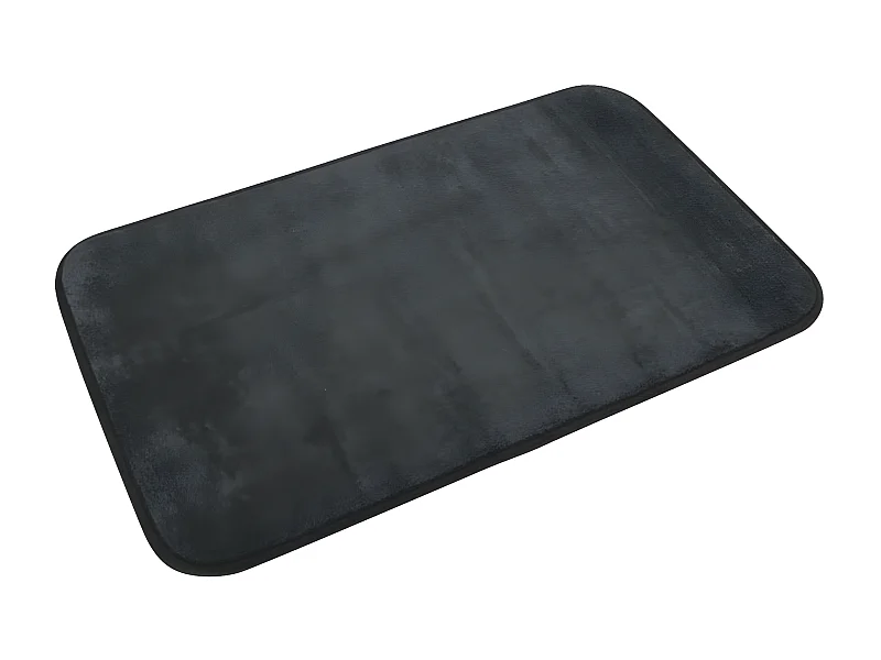 Tapis de Bain Microfibre "Vitamine II" 45x75cm Noir