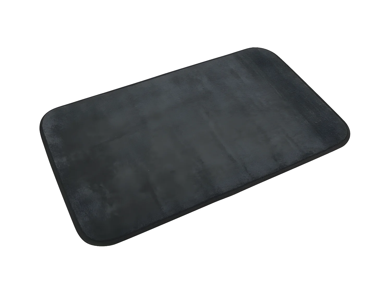 Tapis de Bain Microfibre "Vitamine II" 45x75cm Noir