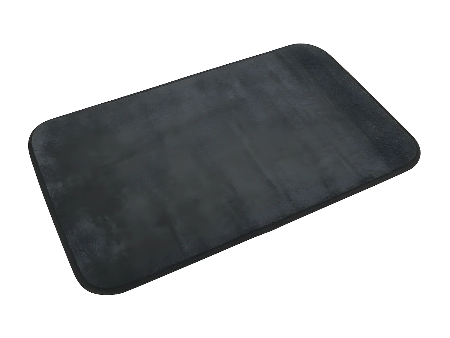 Tapis de Bain Microfibre "Vitamine II" 45x75cm Noir
