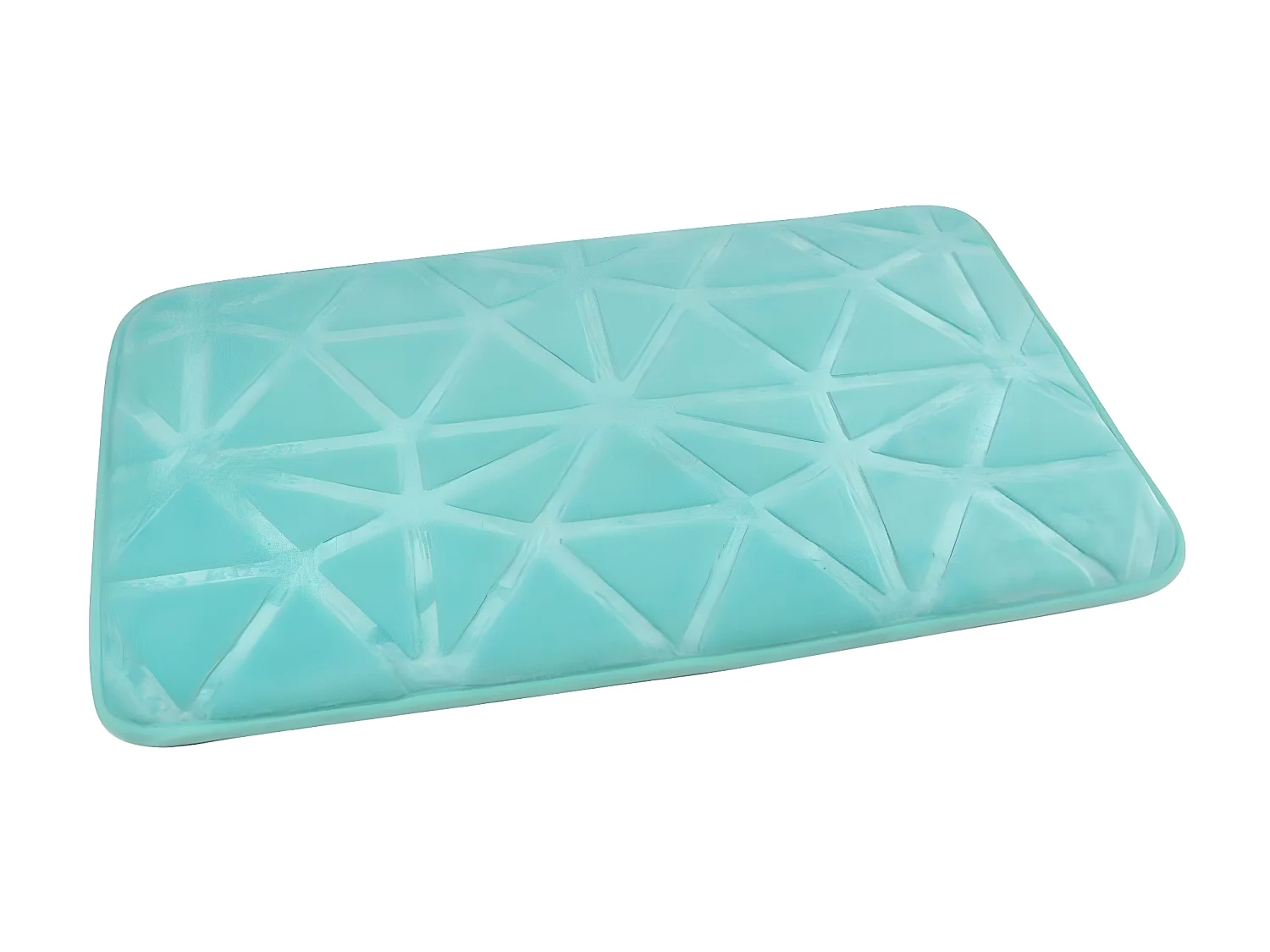 Tapis de Bain Microfibre "Origami" 45x75cm Vert Menthe