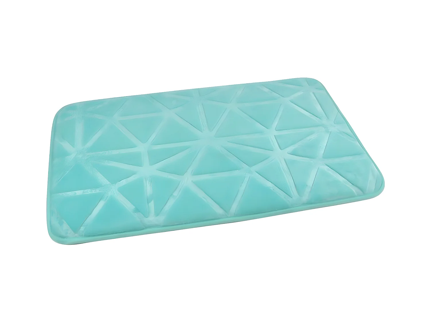 Tapis de Bain Microfibre "Origami" 45x75cm Vert Menthe