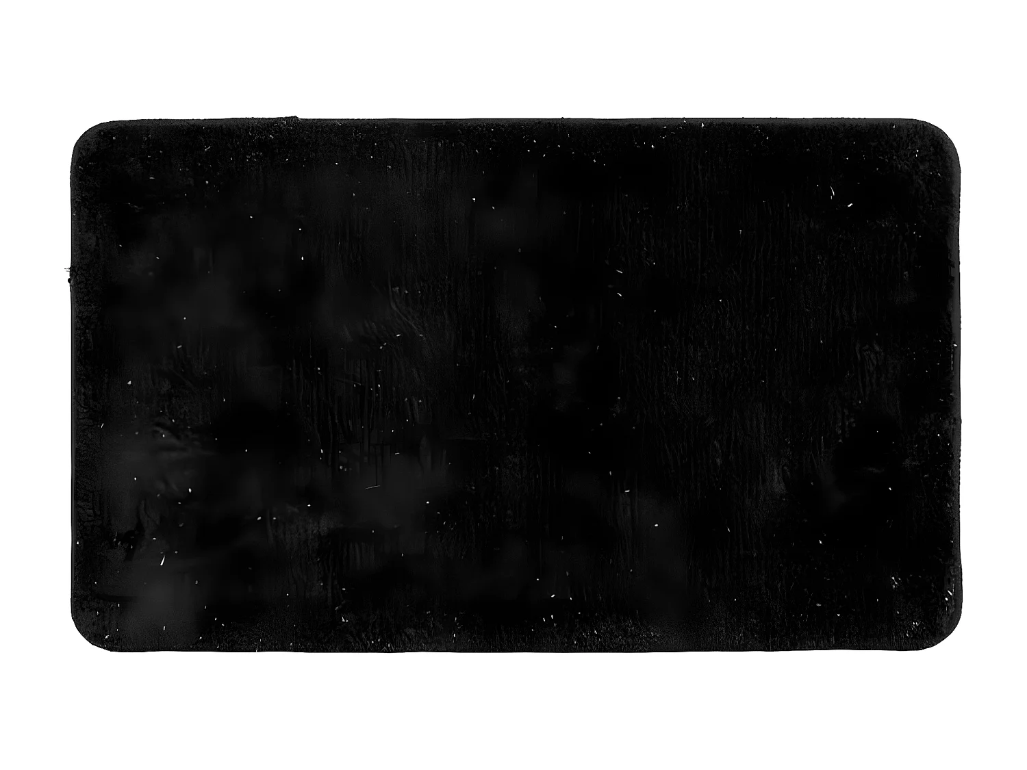 Tapis de Bain Microfibre "Métallisé" 45x75cm Noir