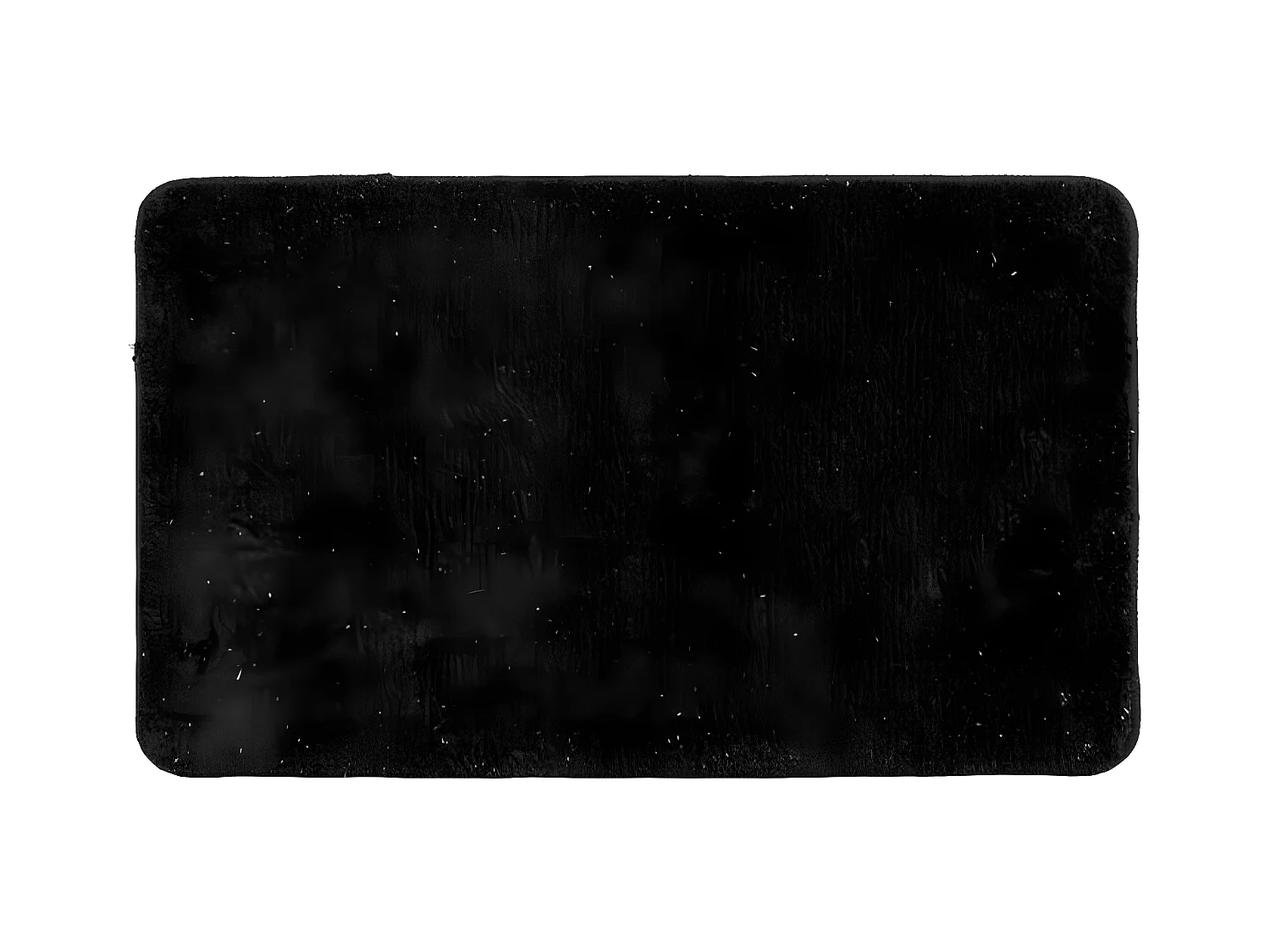 Tapis de Bain Microfibre "Métallisé" 45x75cm Noir