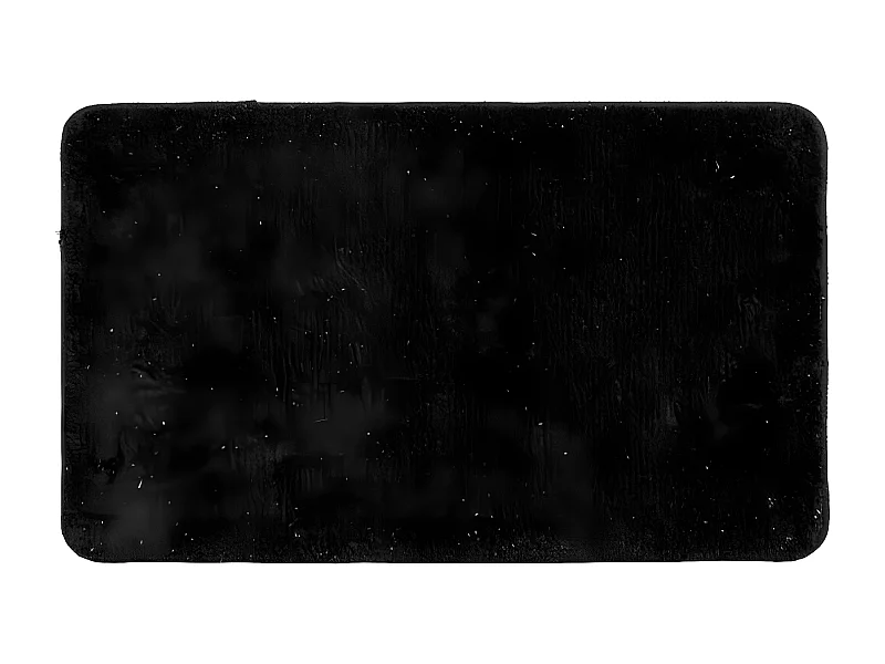 Tapis de Bain Microfibre "Métallisé" 45x75cm Noir
