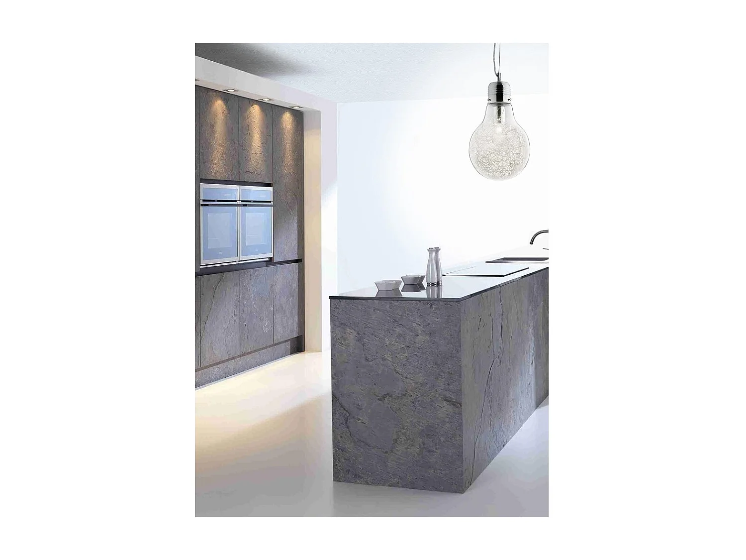 Ideal Lux Luce Max - Lámpara colgante de techo grande con forma de bombilla 1 luz Cromado, E27