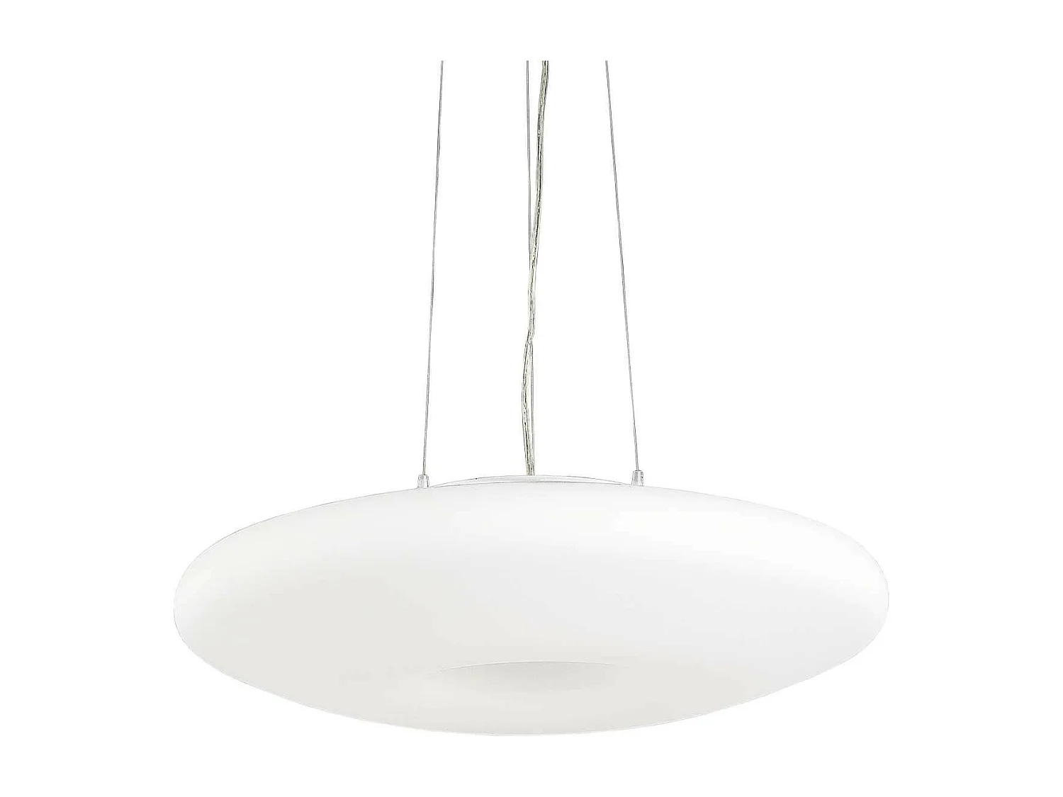 Ideal Lux Glory - Sospensione da soffitto a 5 luci grande bianco, attacco E27