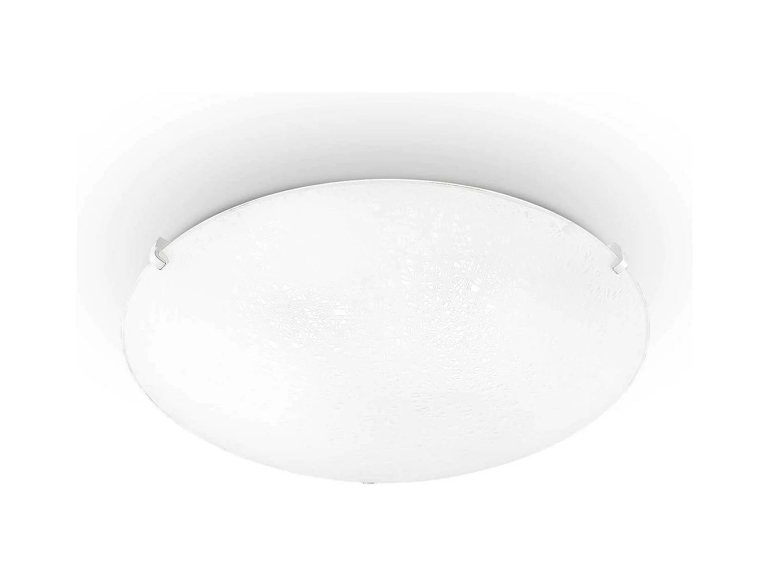 Ideal Lux Lana - Lámpara empotrada de techo grande de 3 luces, cromada, E27
