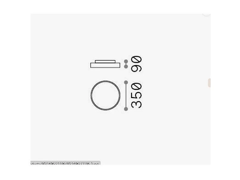 HALO PL1 D35 4000K, plafonnier LED, Ideal Lux