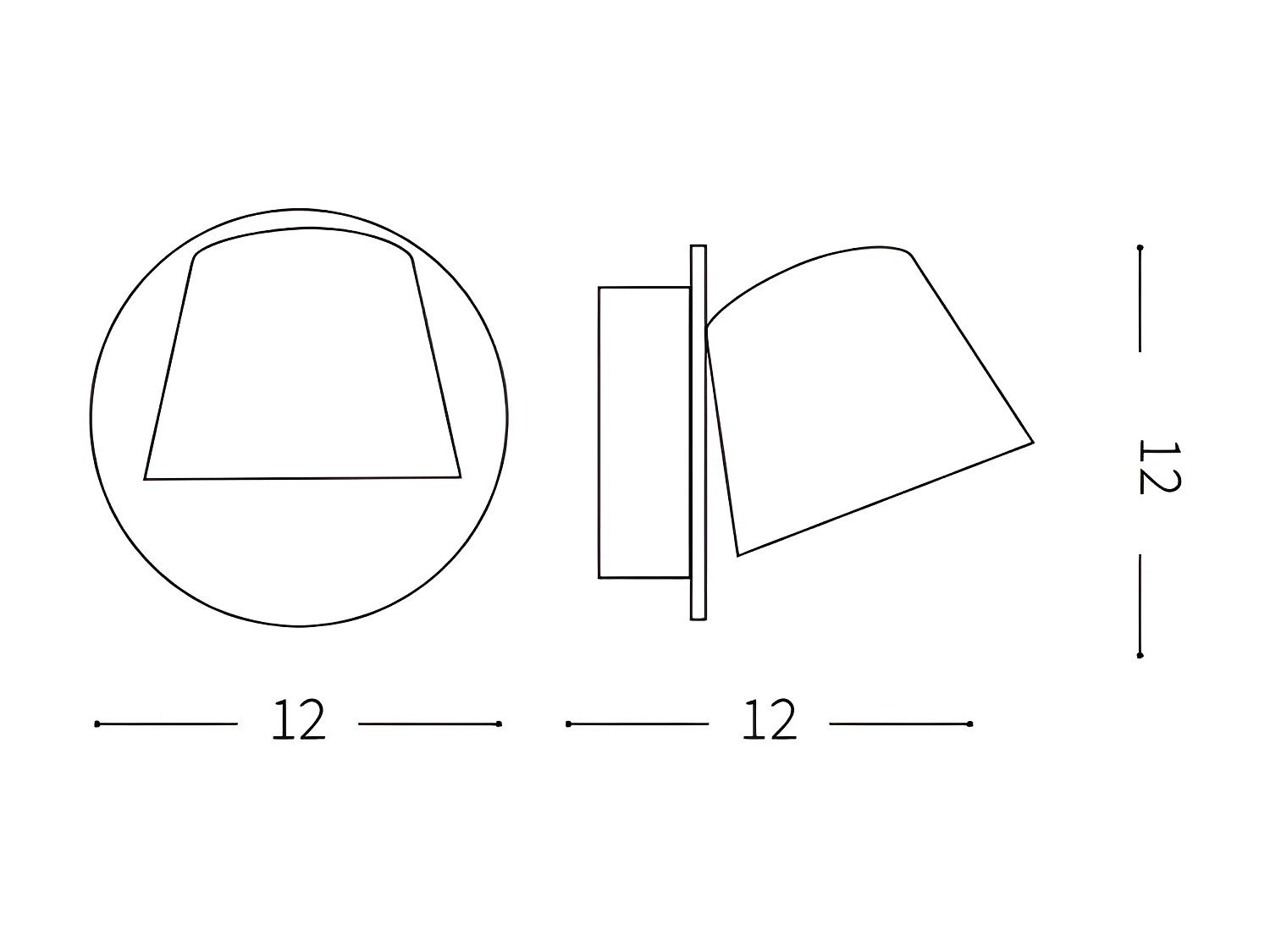 GIM AP, Applique, Ideal Lux