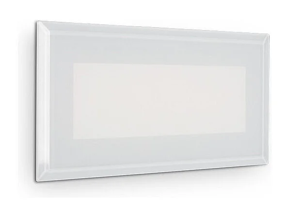Aplique LED Empotrable Exterior Blanco IP65, 3000K
