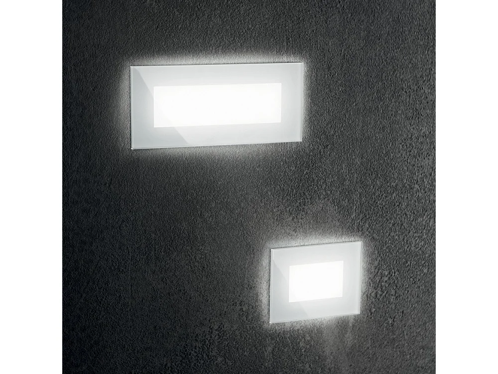 Aplique LED Empotrable Exterior Blanco IP65, 3000K