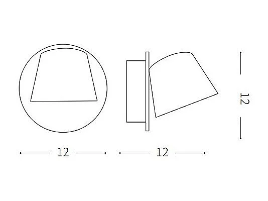 GIM AP, Applique, Ideal Lux