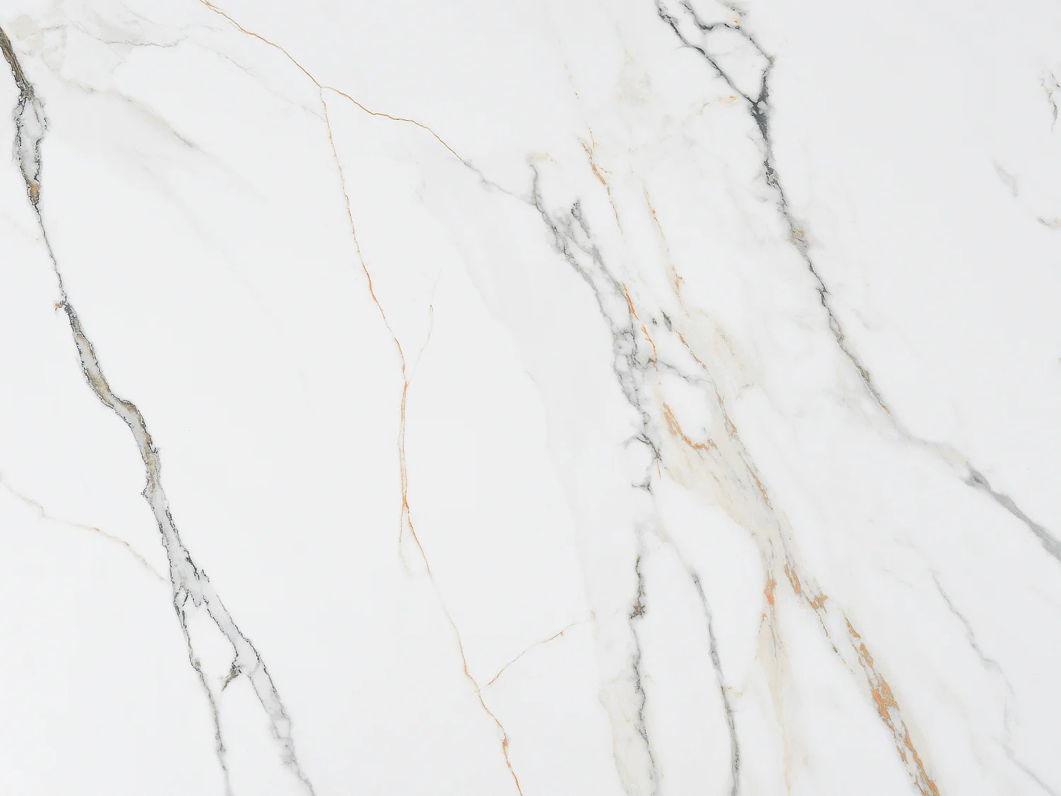 Table à manger extensible 6 à 10 personnes en verre trempé, céramique et métal - Effet marbre blanc - MALATA de Maison Céphy