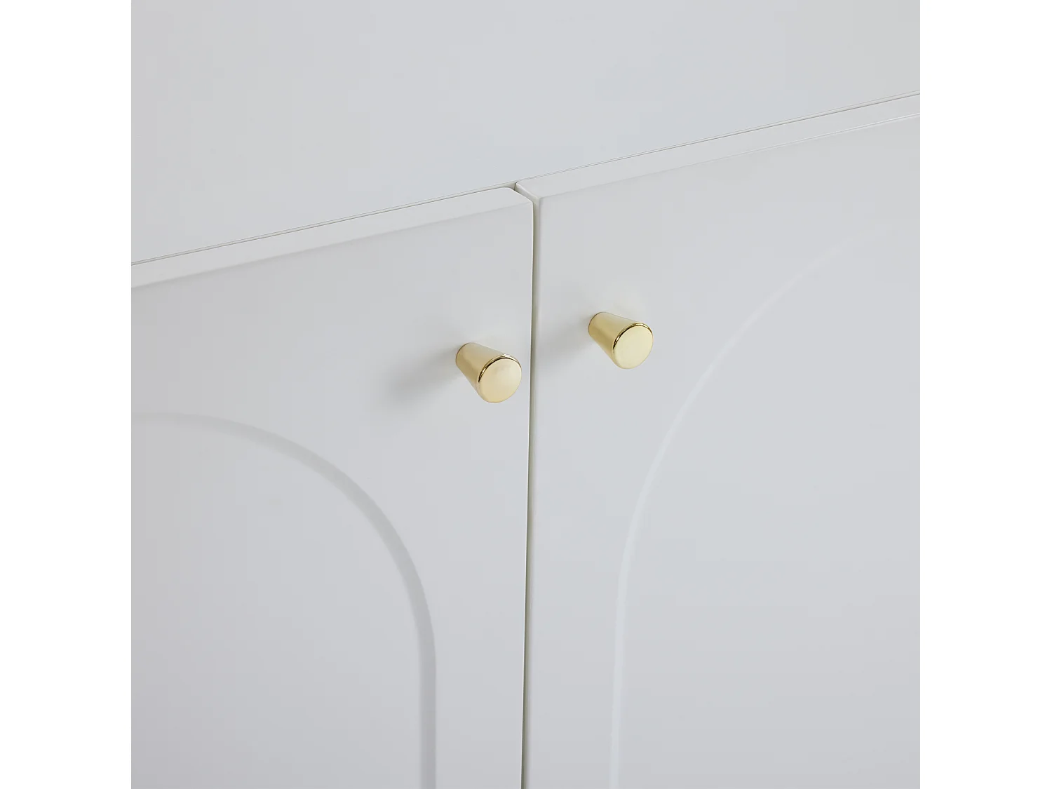 Credenza - 2 ante con ripiani regolabili - Bianco