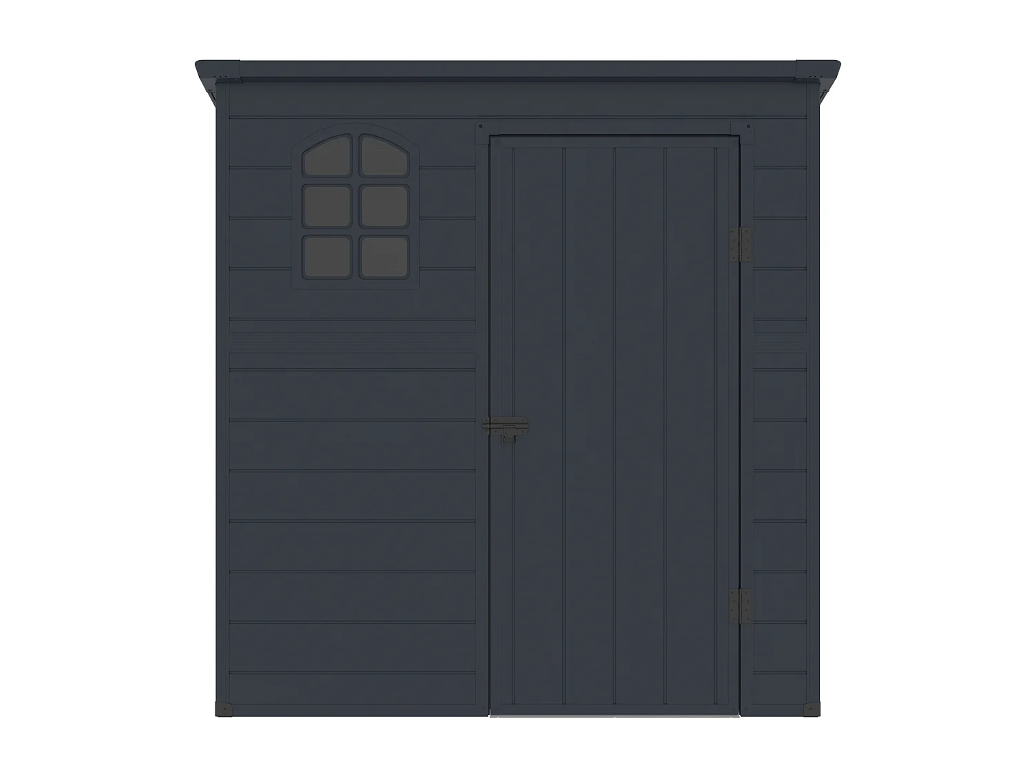 Abri de jardin en résine anthracite 2,09 m² NERIO