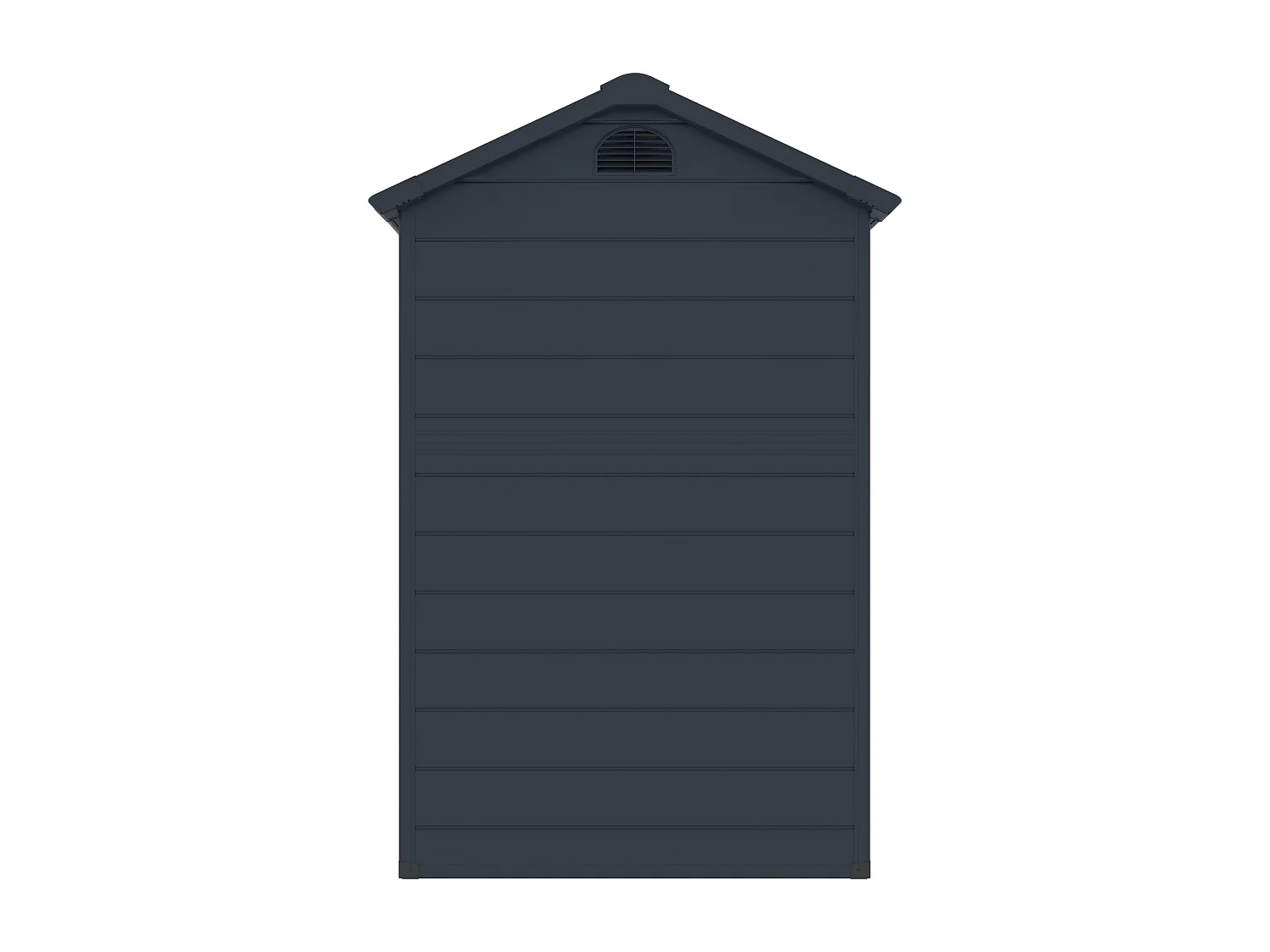 Hageskur i antrasittgrå harpiks 1,39 m² - CESIO