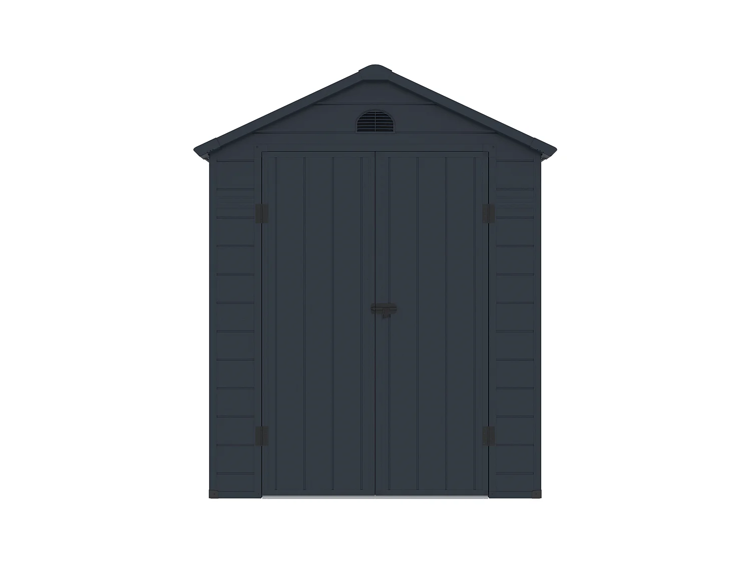 Redskapsbod i mørkegrå kunstharpiks 5,32 m² - CESIO