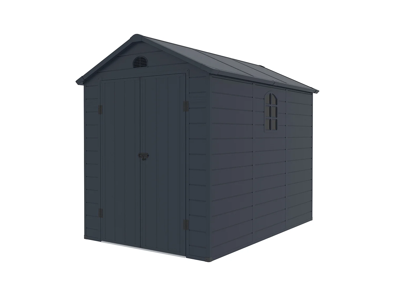 Redskapsbod i mørkegrå kunstharpiks 5,32 m² - CESIO