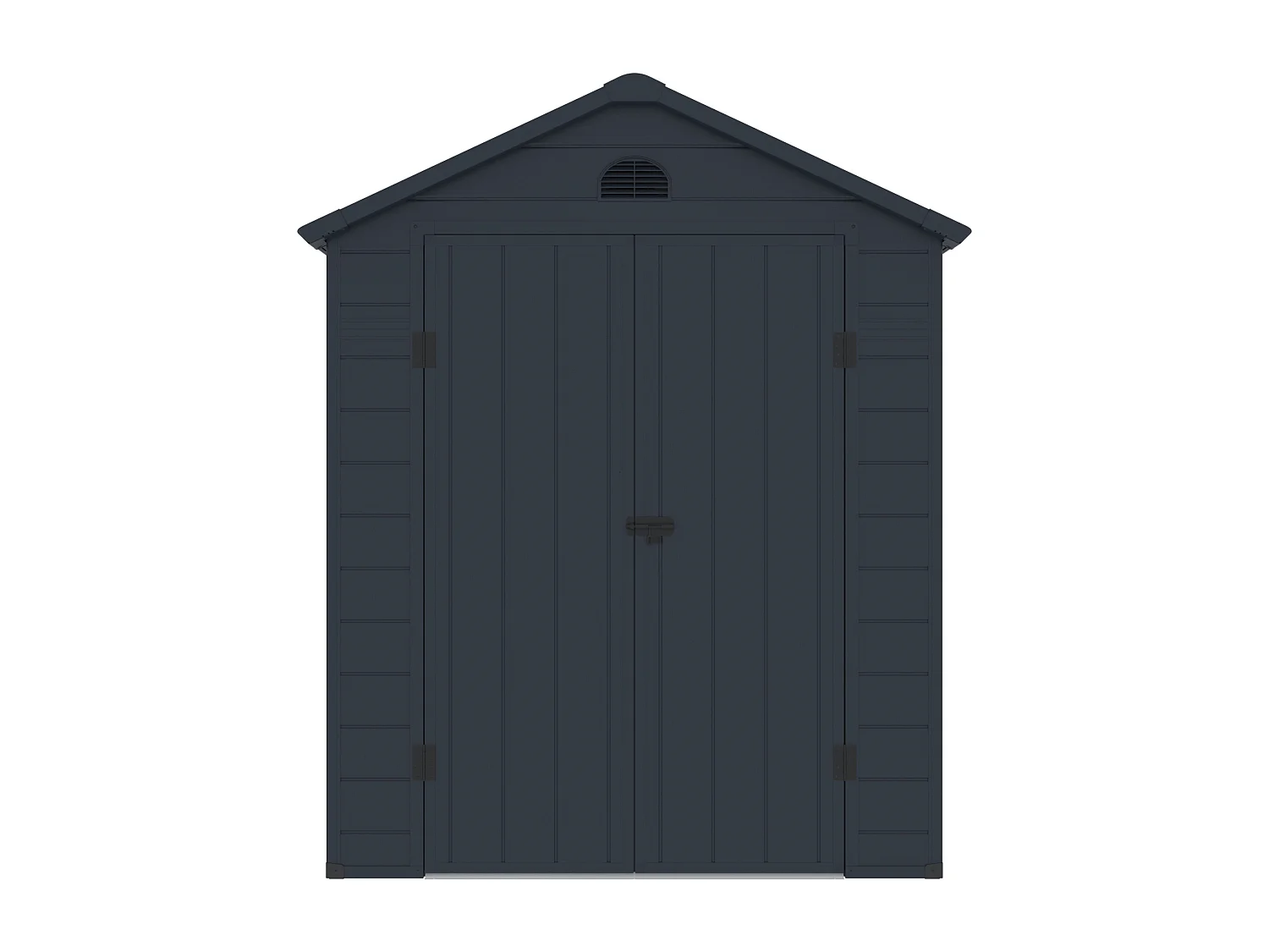 Abri de jardin en résine gris anthracite 5,32 m² - CESIO