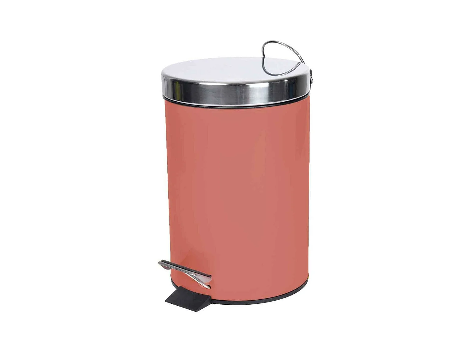 Poubelle de Salle de Bain "Metalia" 3L Terracotta