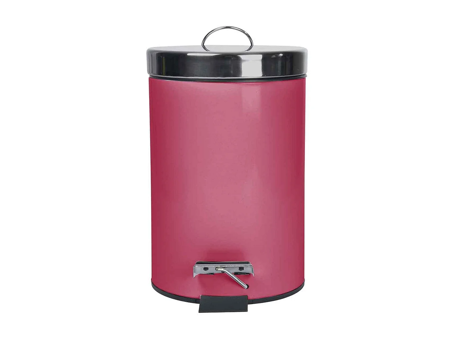 Poubelle de Salle de Bain "Metalia" 3L Framboise