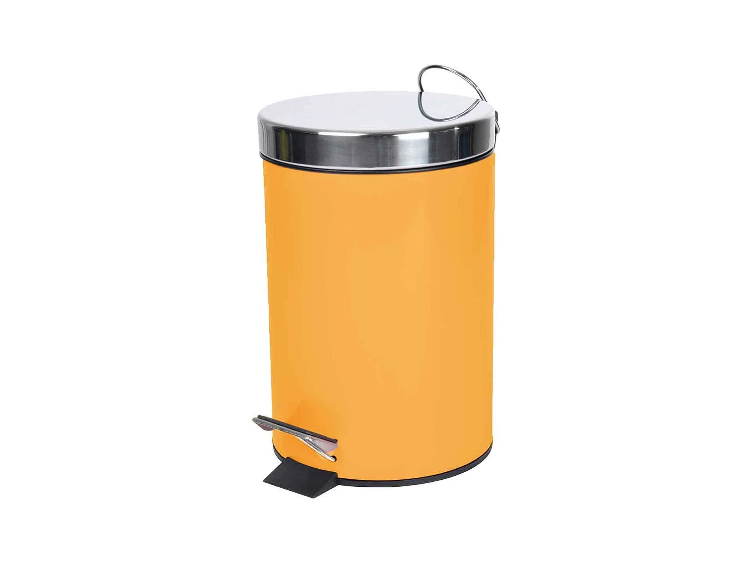 Poubelle de Salle de Bain "Metalia" 3L Ocre
