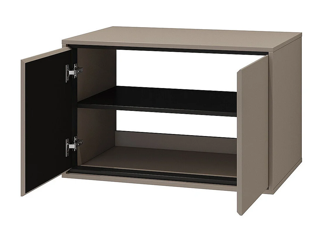 Set di 3 mobili da bagno collezione GOBI colore marrone.