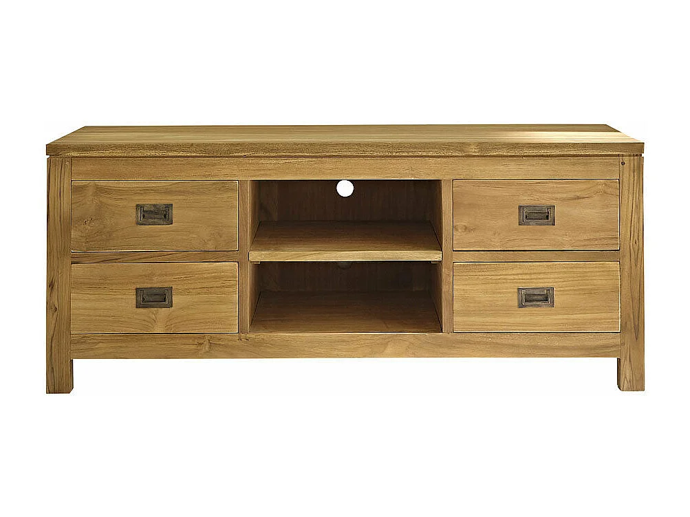 Mobile TV in teak massello 120 cm