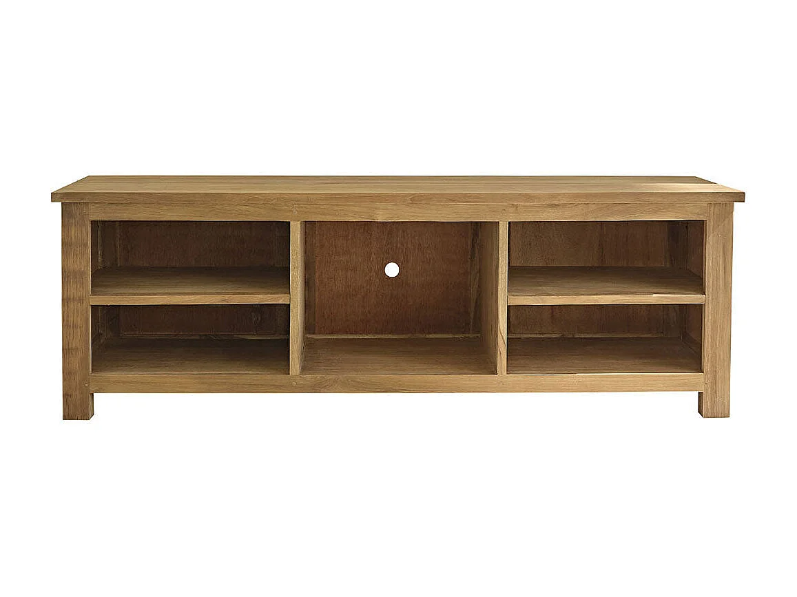 Mueble TV de madera de teca maciza 150 cm