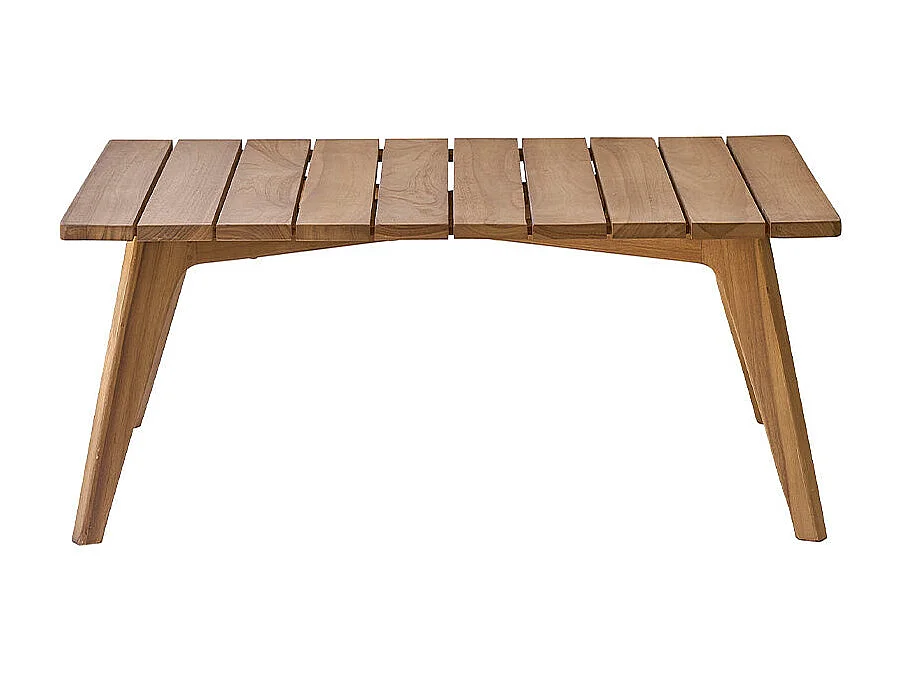 Table basse de jardin en teck massif