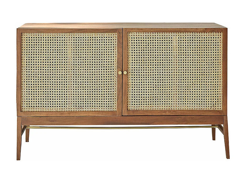 Commode en acacia massif 120 cm