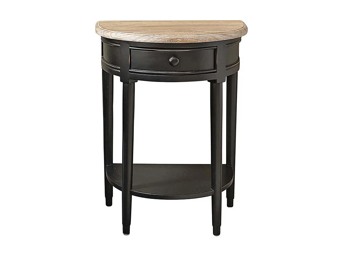 Table de chevet en bois d'acajou 1 tiroir