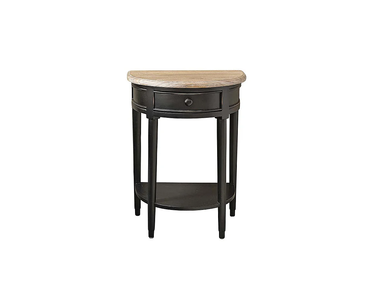 Table de chevet en bois d'acajou 1 tiroir