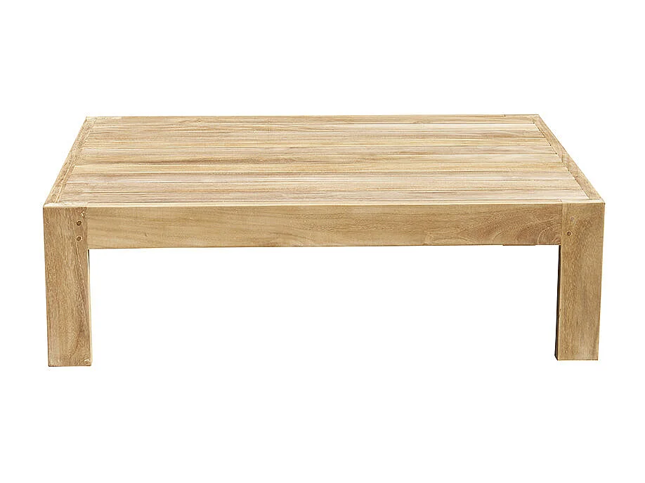 Table basse de jardin en teck massif