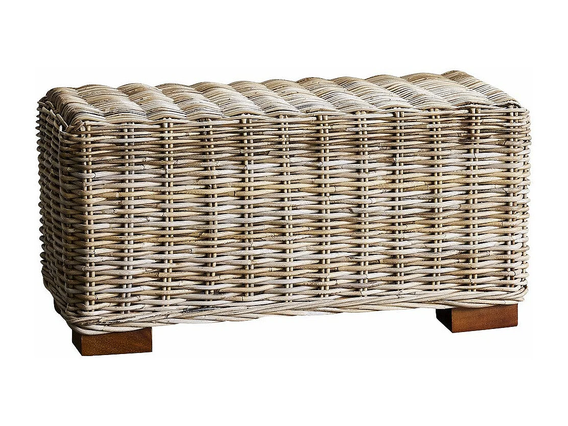 Table basse rectangulaire en kubu naturel