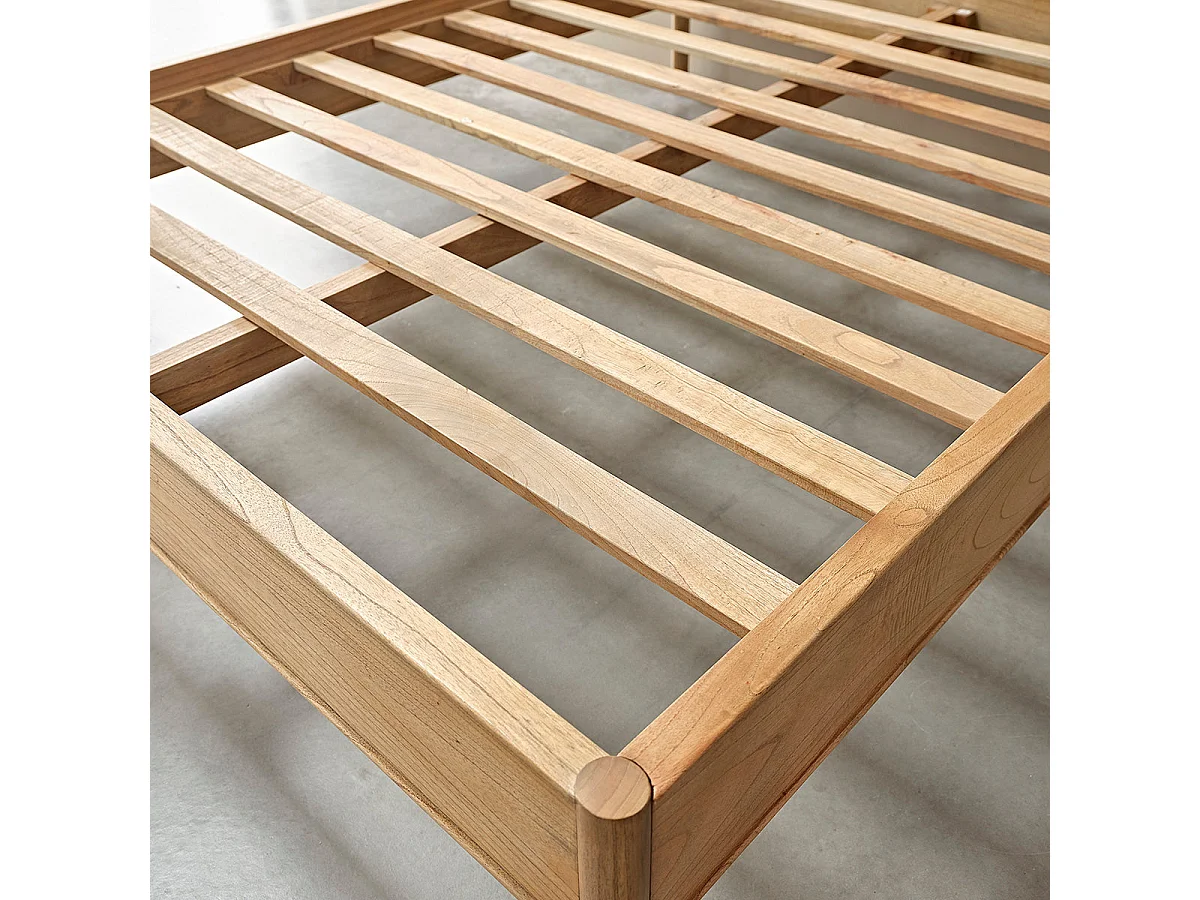 Letto in mindi massello 160 cm con rete