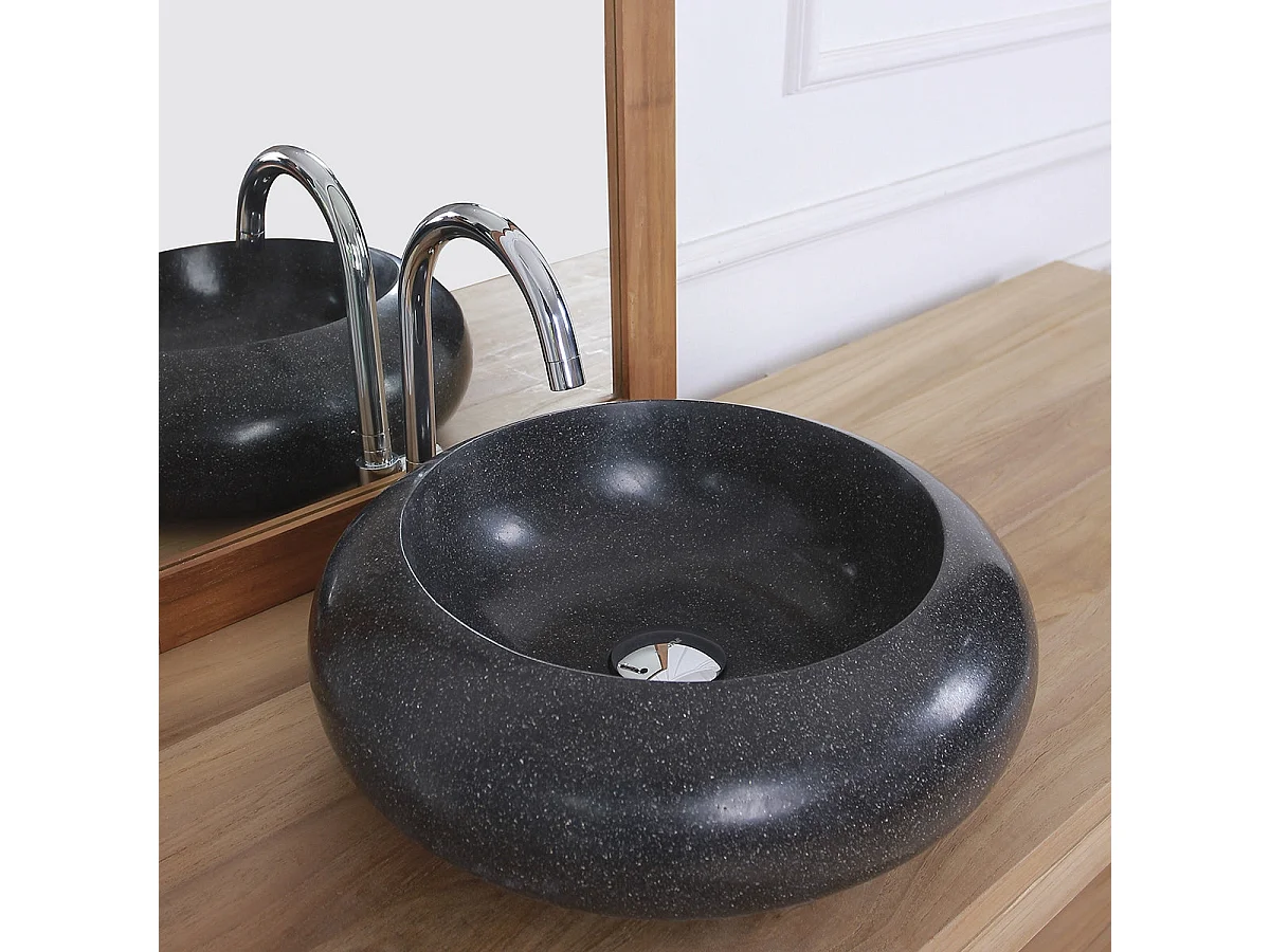 Vasque à poser donuts en terrazzo