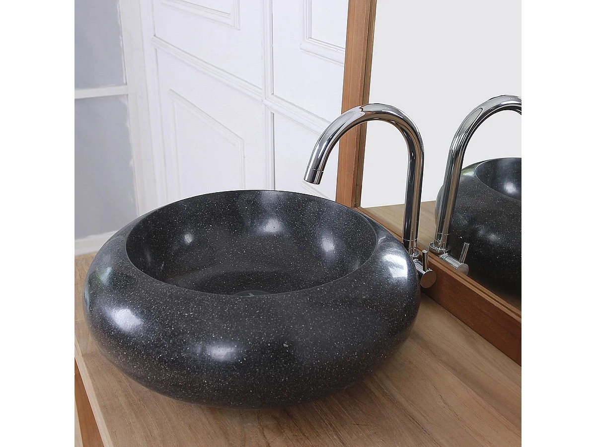 Vasque à poser donuts en terrazzo