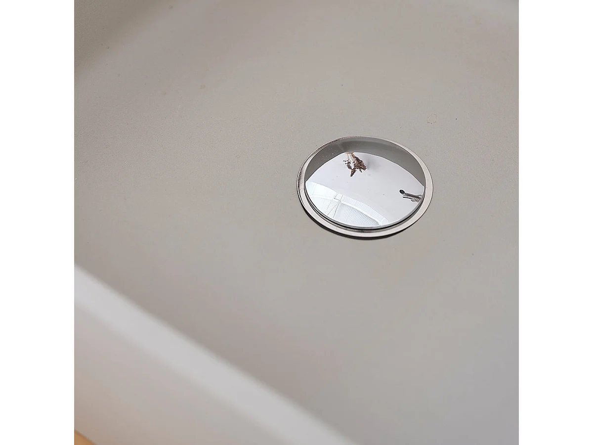 Lavabo rettangolare in cemento