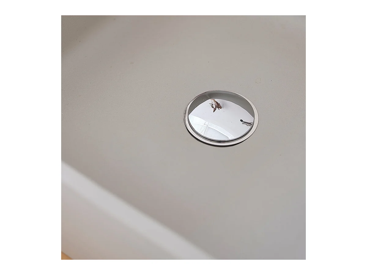 Lavabo rectangular de hormigón