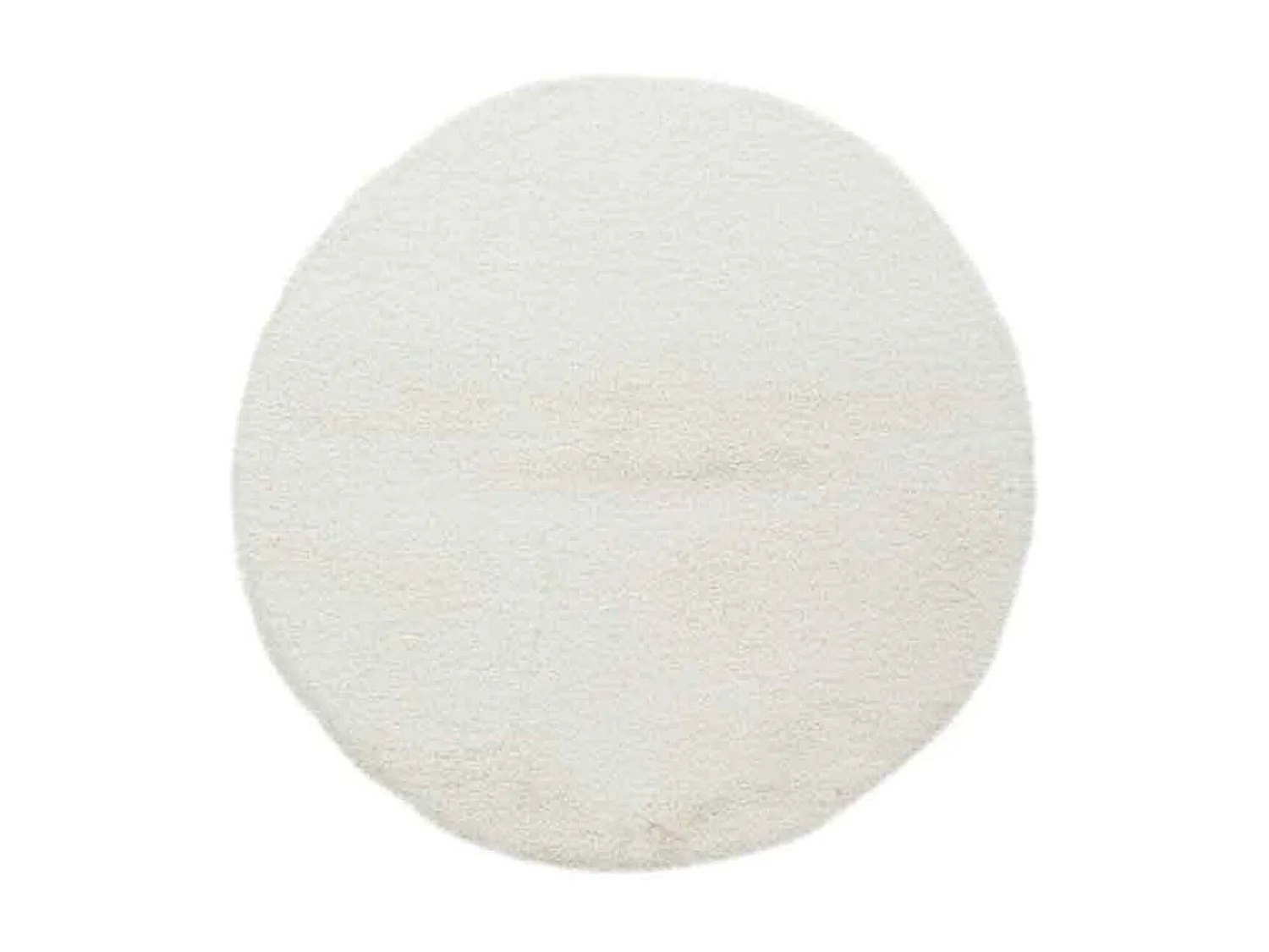 Tapis de Bain Fait à la Main "Rabbit" 100cm Blanc