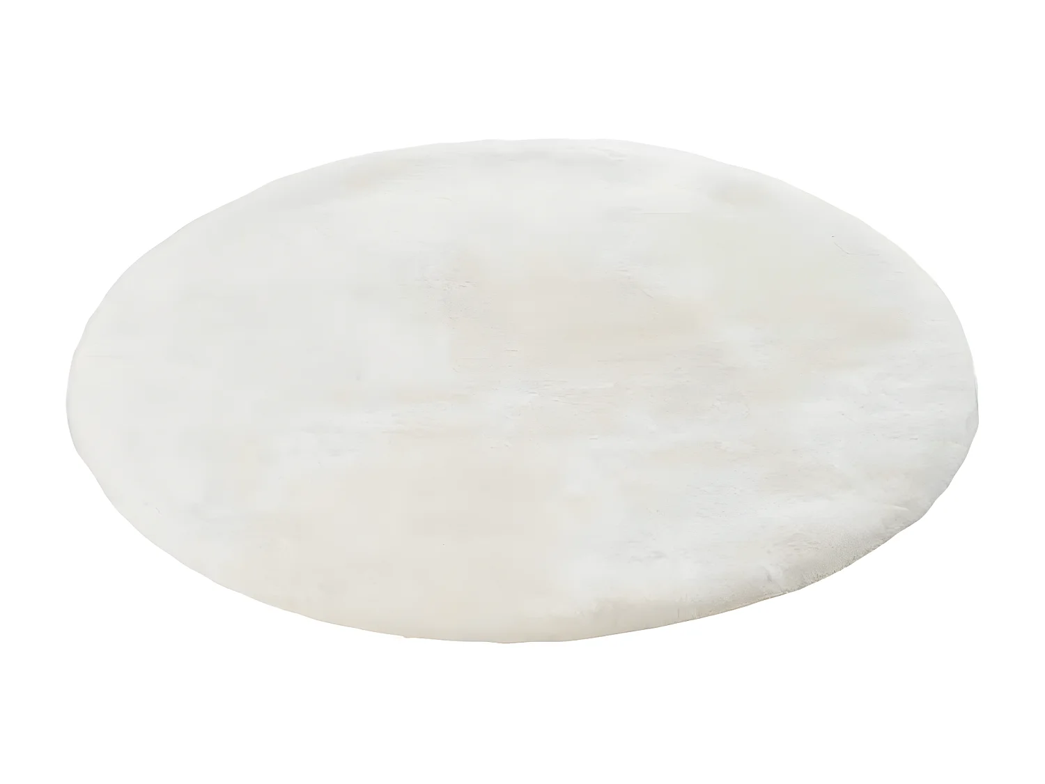 Tapis de Bain Fait à la Main "Rabbit" 100cm Blanc