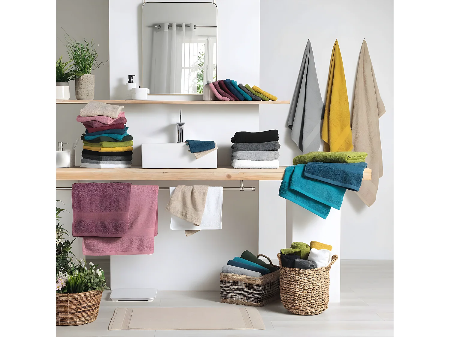 Tapis de Bain "Colors" 50x85cm Miel