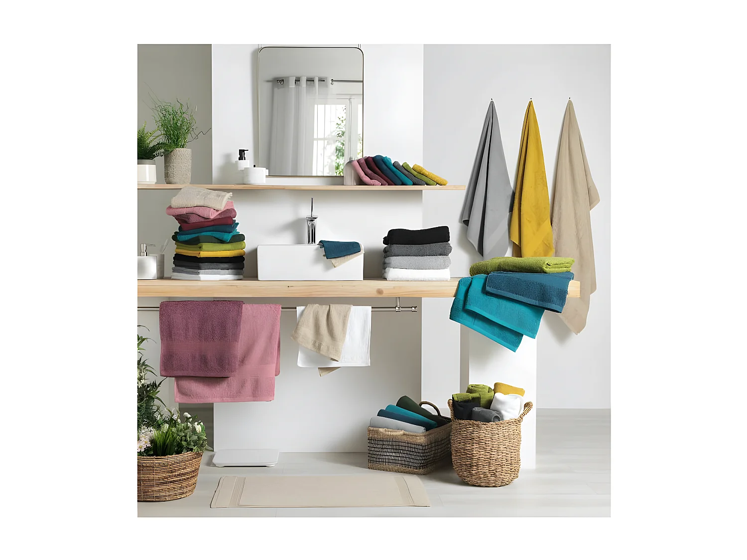 Tapis de Bain "Colors" 50x85cm Miel