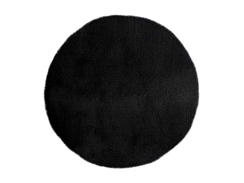 Tapis de Bain Fait à la Main "Rabbit" 100cm Gris Foncé