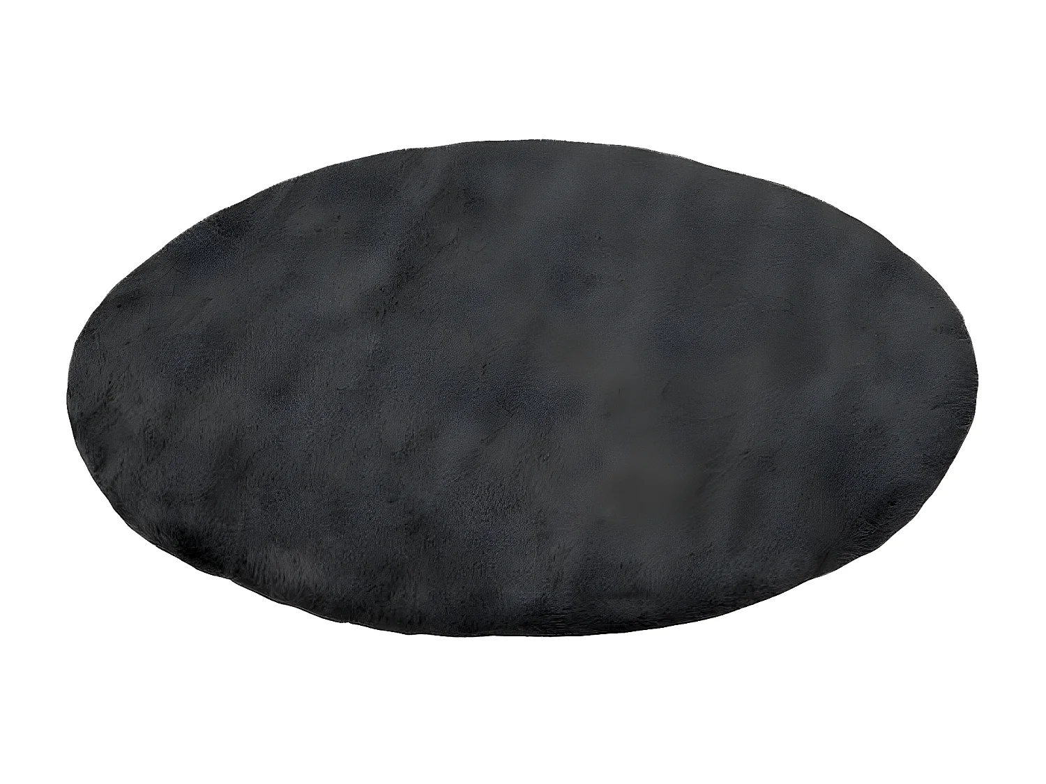 Tapis de Bain Fait à la Main "Rabbit" 100cm Gris Foncé