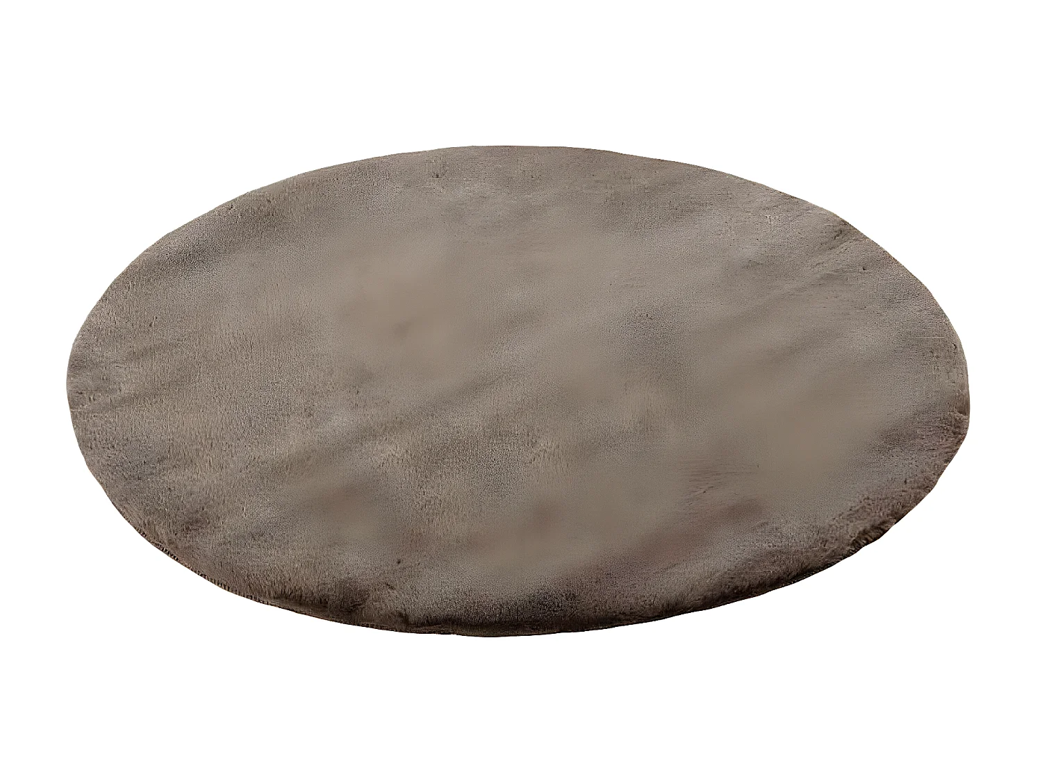 Tapis de Bain Fait à la Main "Rabbit" 100cm Beige Foncé