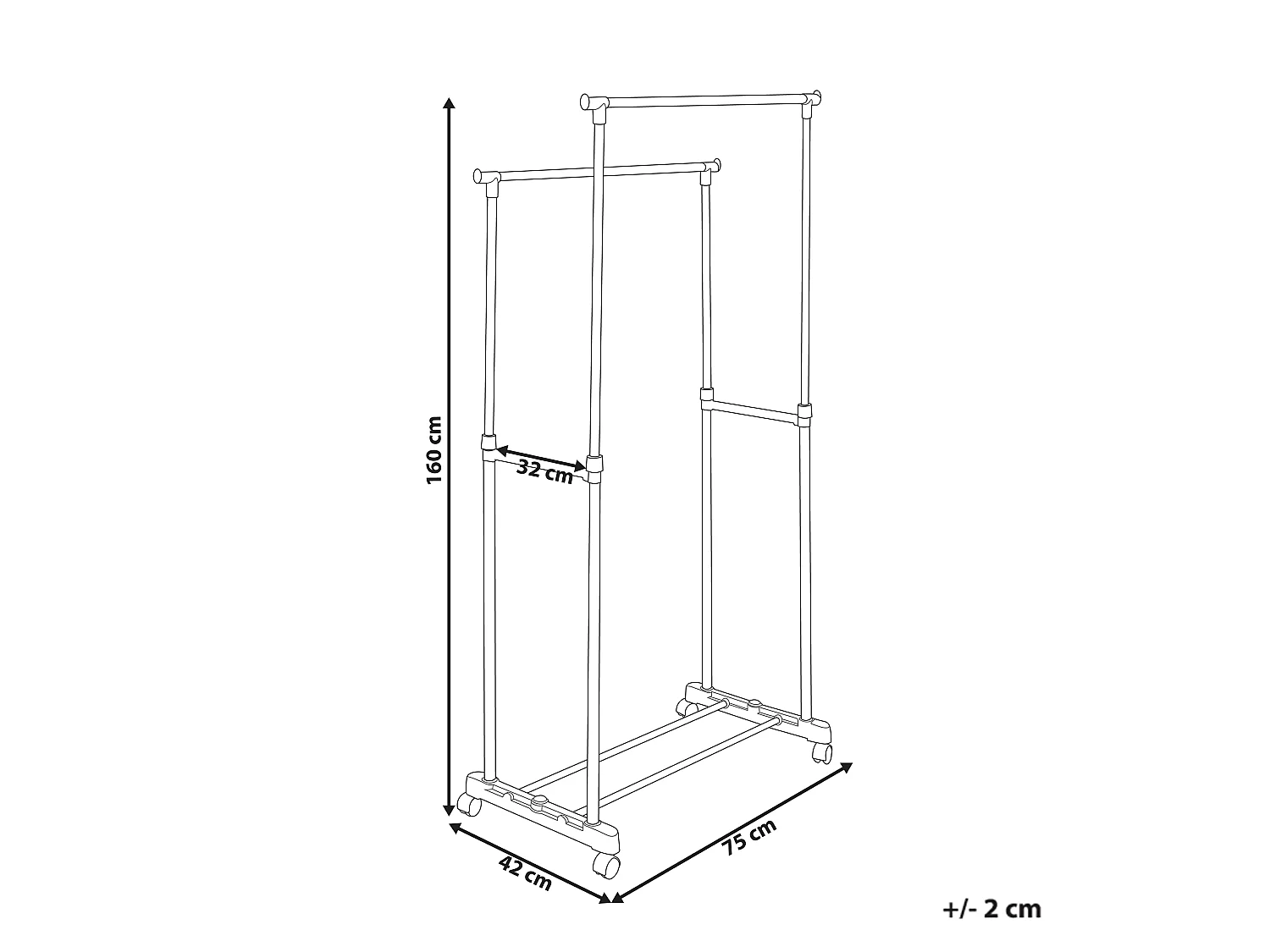 Coat Stand GILMER Black