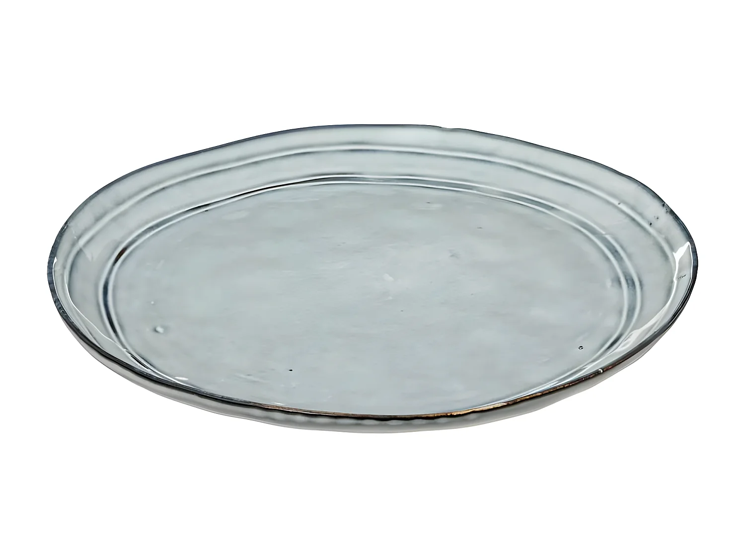 Service de Table 12 Pièces "Flower" 26cm Bleu